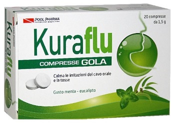 KURAFLU GOLA EUCALIPTO 20 COMPRESSE 1,5 G - Farmapre