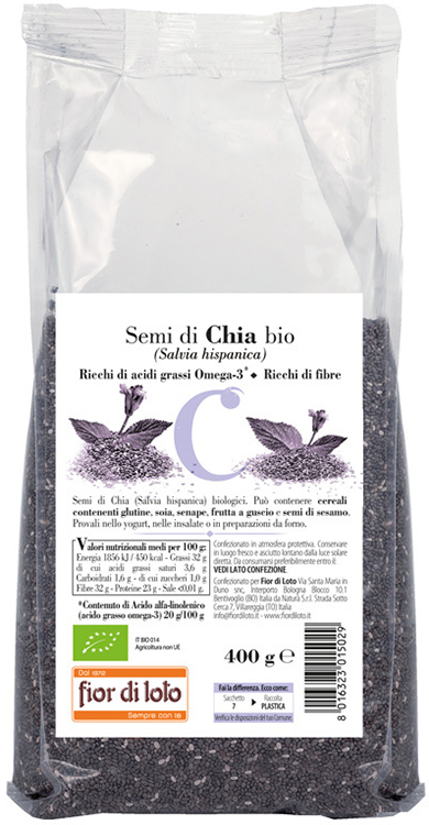 SEMI DI CHIA BIO 400 G - Farmapre
