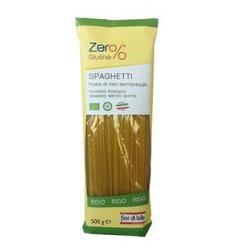 ZERO% GLUTINE SPAGHETTI DI RISO INTEGRALE SENZA GLUTINE BIO 500 G - Farmapre