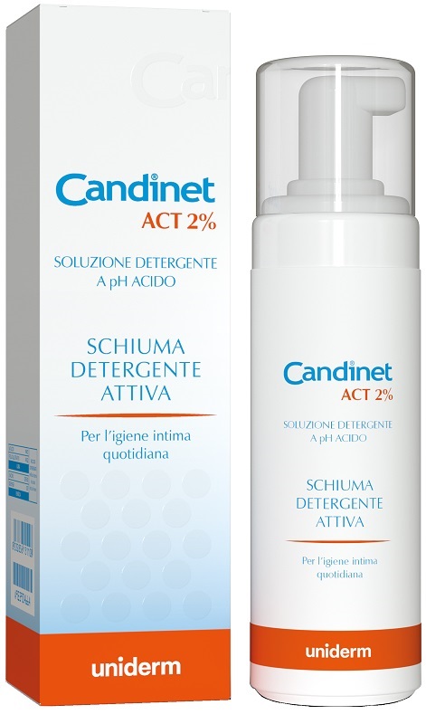 CANDINET ACT 2% SCHIUMA DETERGENTE ATTIVA 150 ML - Farmapre