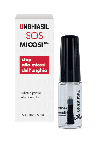 ANTIMICOTICO UNGHIASIL SOS MICOSI IN FLACONE DI VETRO 5 ML CON PENNELLO APPLICATORE + ASTUCCIO - Farmapre