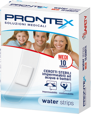 CEROTTO PRONTEX WATER STRIPS MEDIO 10 PEZZI - Farmapre