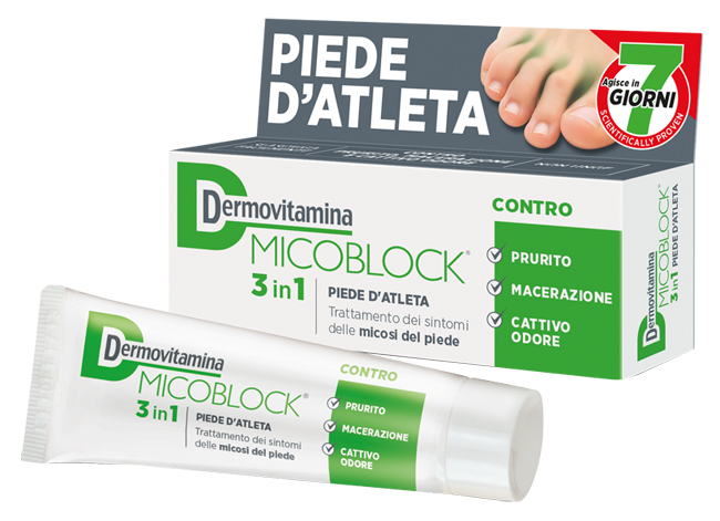 DERMOVITAMINA MICOBLOCK 3 IN 1 PIEDE D'ATLETA 30 ML - Farmapre