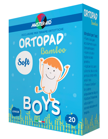 CEROTTO OCULARE PER ORTOTTICA ORTOPAD SOFT BOYS JUNIOR 20 PEZZI - Farmapre