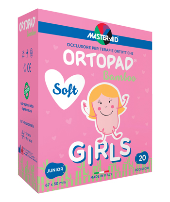CEROTTO OCULARE PER ORTOTTICA ORTOPAD SOFT GIRLS JUNIOR 20 PEZZI - Farmapre