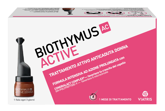 BIOTHYMUS AC ACTIVE TRATTAMENTO ATTIVO ANTICADUTA DONNA 10 FIALE - Farmapre