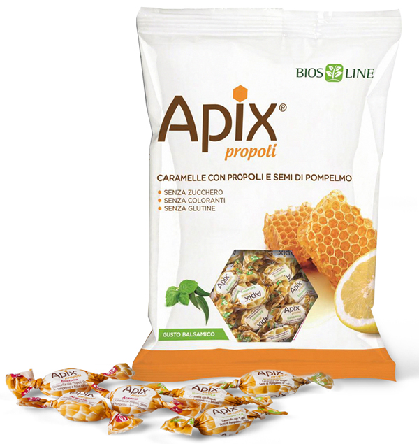 APIX PROPOLI CARAMELLA BALSAMICA 50 G BIOSLINE - Farmapre