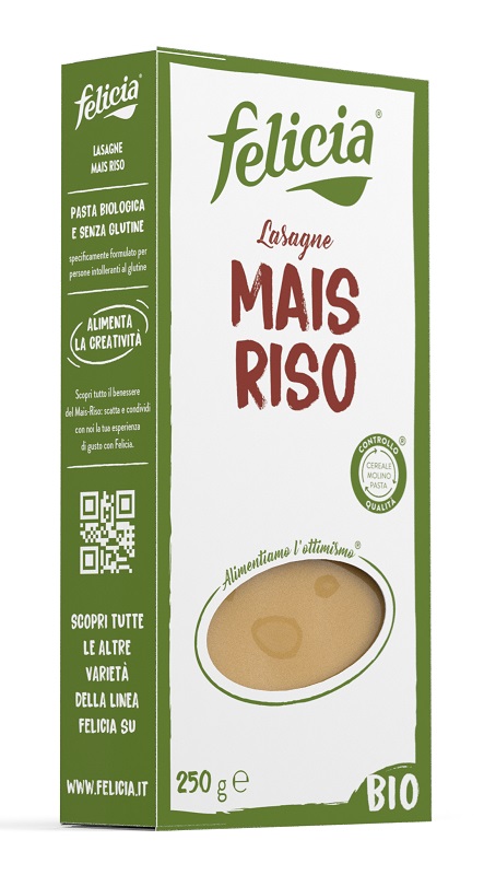 FELICIA PASTA BIOLOGICA MAIS/RISO LASAGNE 250 G - Farmapre