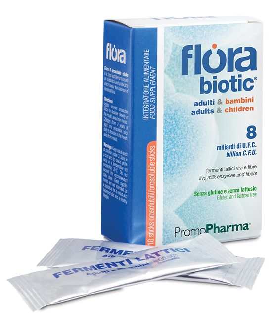 FLORA 8 10 STICK OROSOLUBILI ADULTI E BAMBINI - Farmapre