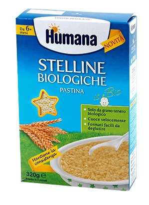 HUMANA STELLINE PASTINA BIOLOGICA 320 G - Farmapre