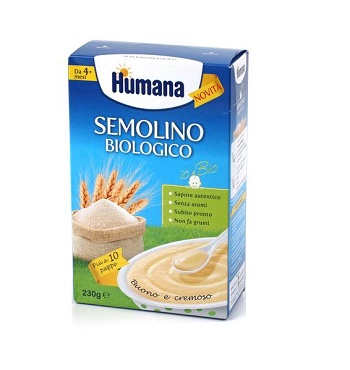 HUMANA SEMOLINO BIOLOGICO 230 G - Farmapre
