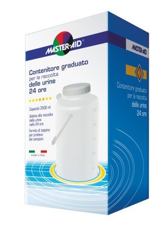 CONTENITORE RACCOLTA URINA MASTER-AID 24 H 2500 ML - Farmapre