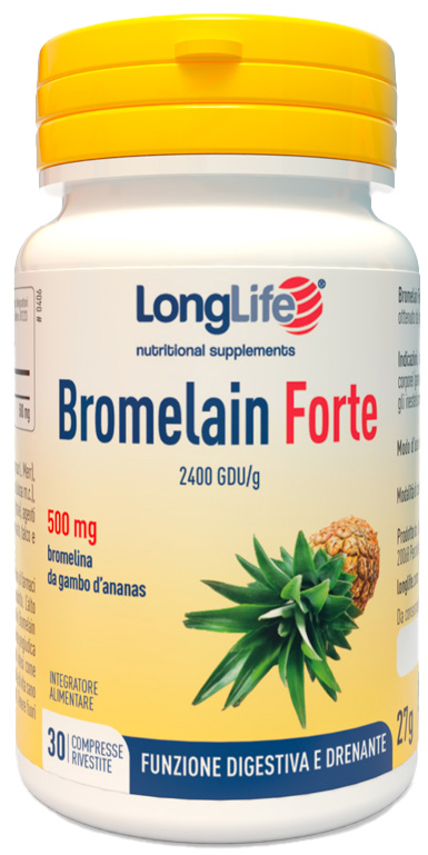 LONGLIFE BROMELAIN FORTE 30 COMPRESSE - Farmapre