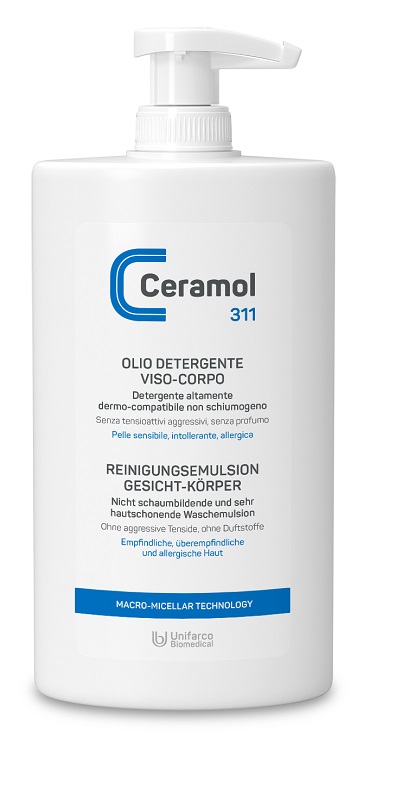 CERAMOL 311 OLIO DETERGENTE VISO/CORPO 400 ML - Farmapre