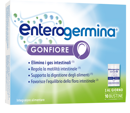 ENTEROGERMINA GONFIORE 10 BUSTINE BIPARTITE - Farmapre