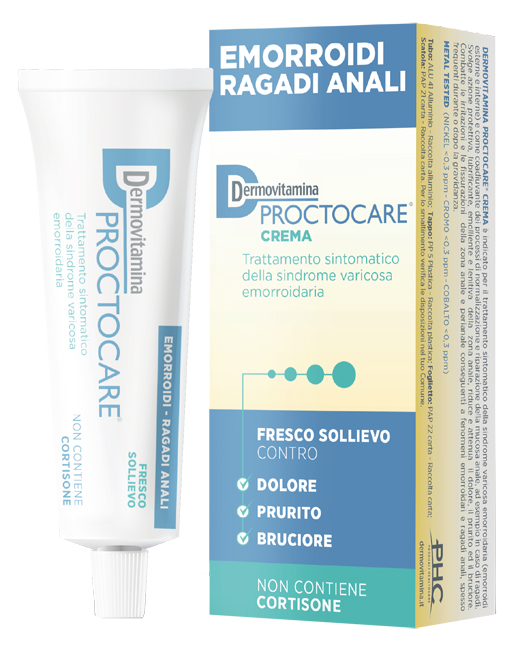 DERMOVITAMINA PROCTOCARE CREMA EMORROIDI RAGADI ANALI 30 ML CON CANNULA - Farmapre