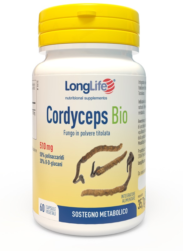 LONGLIFE CORDYCEPS BIO 60 CAPSULE - Farmapre