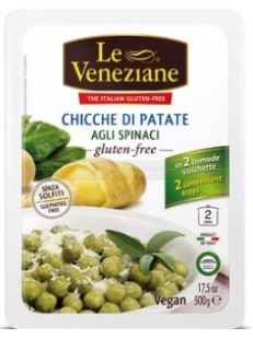 LE VENEZIANE CHICCHE DI PATATE AGLI SPINACI 500 G - Farmapre
