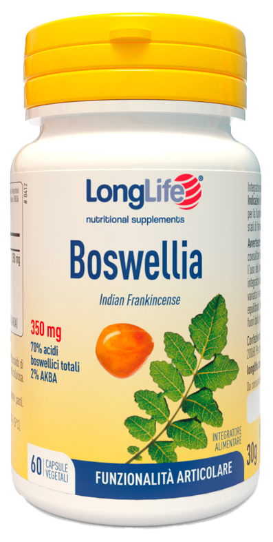 LONGLIFE BOSWELLIA 60 CAPSULE VEGETALI - Farmapre