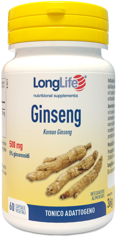 LONGLIFE GINSENG 5% 60 CAPSULE VEGETALI - Farmapre