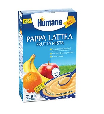 HUMANA PAPPA FRUTTA MISTA 230 G - Farmapre