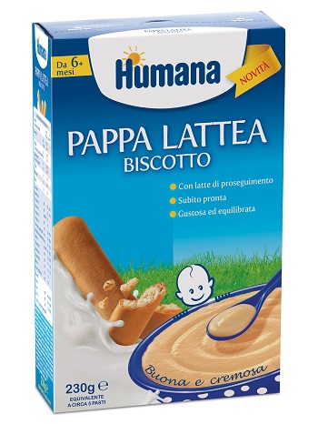 HUMANA PAPPA LATTEA BISCOTTO 230 G - Farmapre