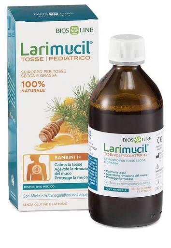 LARIMUCIL TOSSE PEDIATRICO 1+ SCIROPPO 175 ML CE 0426 230 G - Farmapre