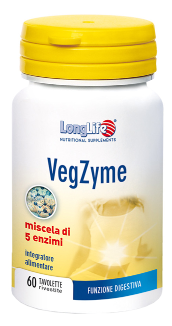 LONGLIFE VEGZYME 60 TAVOLETTE - Farmapre