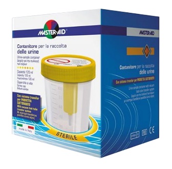 CONTENITORE RACCOLTA URINA SOTTOVUOTO MASTER-AID 120 ML - Farmapre