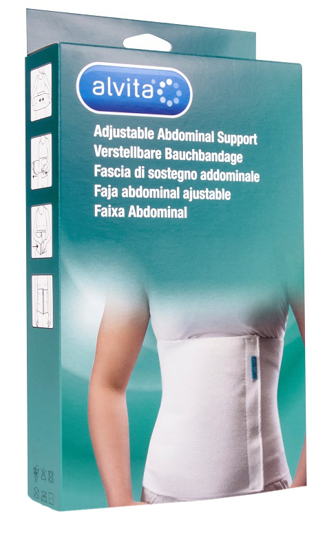 ALVITA FASCIA ADDOMINALE MISURA 1 CIRCONFERENZA 75-95 CM - Farmapre