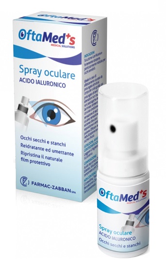 OFTAMED'S SPRAY CULARE OCCHI SECCHI E STANCHI ACIDO IALURONICO 10 ML - Farmapre