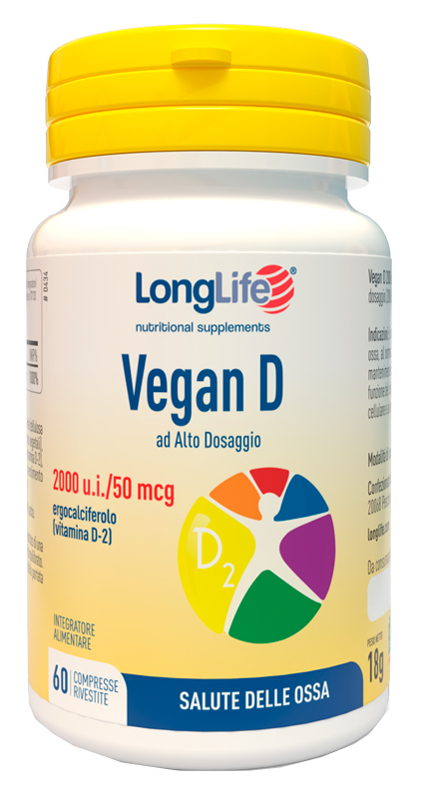 LONGLIFE VEGAN D 60 COMPRESSE - Farmapre