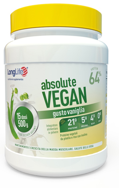 LONGLIFE ABSOLUTE VEGAN 500 G - Farmapre