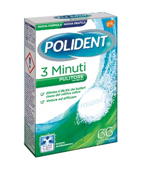 POLIDENT 3 MINUTI 66 COMPRESSE - Farmapre