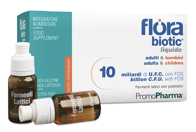 FLORA LIQUIDO ADULTI & BAMBINI 10 FLACONCINI X 10 ML - Farmapre