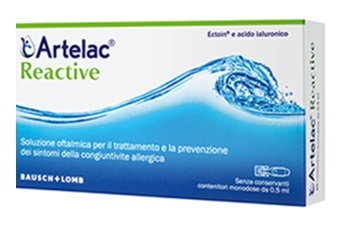 ARTELAC REACTIVE SOLUZIONE OFTALMICA MONODOSE 20 UNITA' DA 0,5 ML - Farmapre