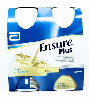 ENSURE PLUS BANANA 4 BOTTIGLIE DA 200 ML - Farmapre