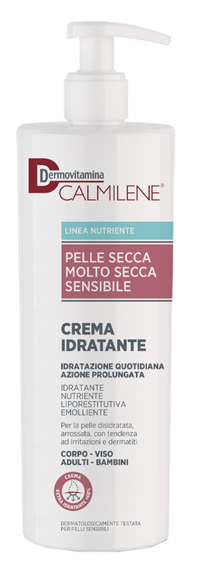 DERMOVITAMINA CALMILENE CREMA IDRATANTE PER PELLE SECCA, MOLTO SECCA O SENSIBILE 500 ML - Farmapre