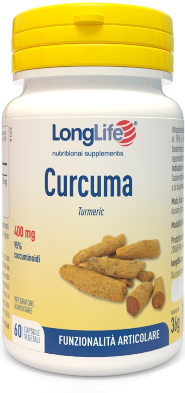 LONGLIFE CURCUMA 60 CAPSULE VEGETALI - Farmapre