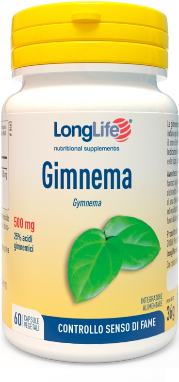 LONGLIFE GIMNEMA 60 CAPSULE VEGETALI - Farmapre