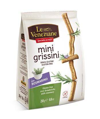 LE VENEZIANE MINI GRISSINI ROSMARINO 250 G - Farmapre