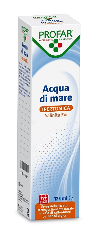 ACQUA DI MARE SPRAY IPERTONICA 3% PROFAR 125 ML - Farmapre
