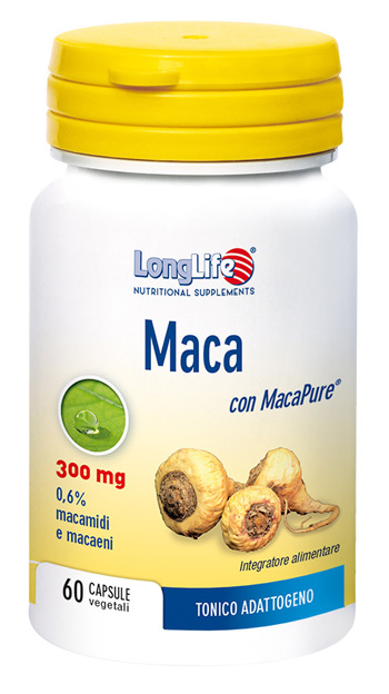 LONGLIFE MACA 60 CAPSULE VEGETALI DA 550 MG - Farmapre