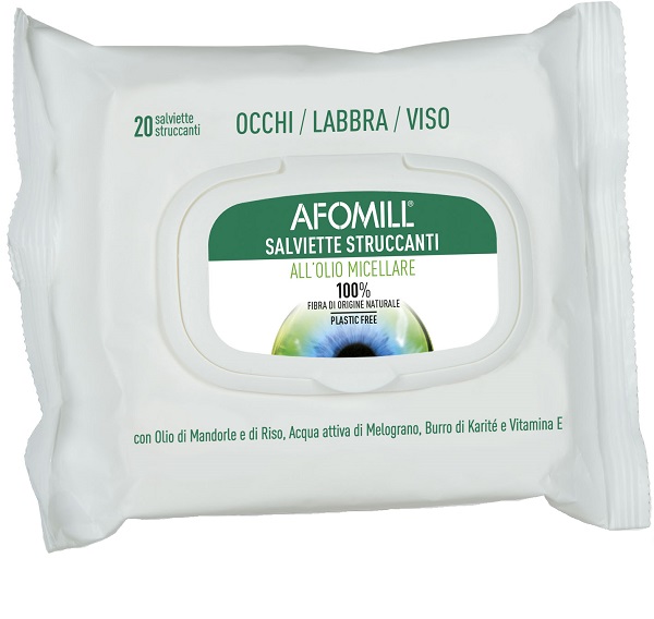 AFOMILL SALVIETTINE STRUCCANTI OLIO MICELLARE - Farmapre