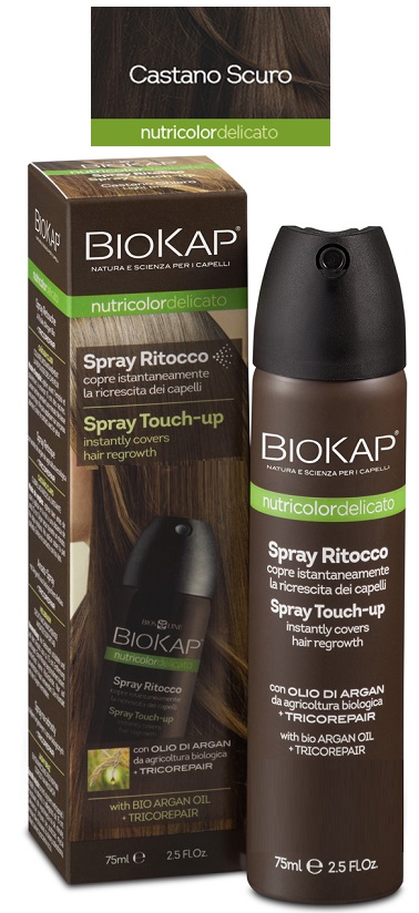 BIOS LINE BIOKAP NUTRIDEL SPRAY RITOCCO CASTANO SCURO 75 ML - Farmapre