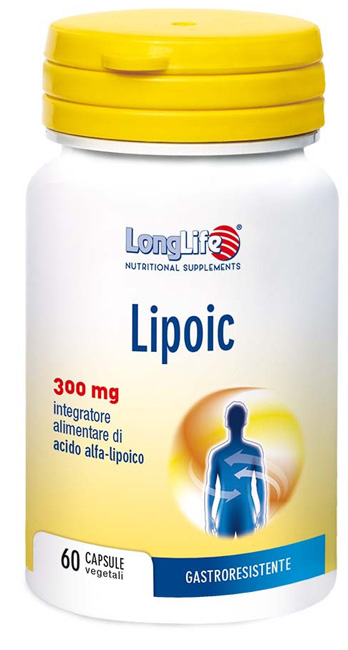 LONGLIFE LIPOIC 300 MG 60 CAPSULE VEGETALI DA 500 MG - Farmapre
