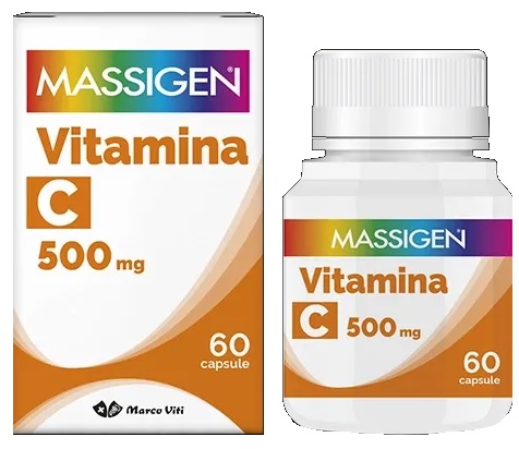 MASSIGEN C VITI 500MG DI VITAMINA C 60 CAPSULE - Farmapre