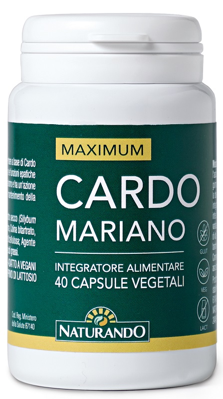 MAXIMUM CARDO MARIANO 40 CAPSULE - Farmapre