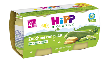 HIPP BIO HIPP BIO OMOGENEIZZATO ZUCCHINE CON PATATE 2X80 G - Farmapre