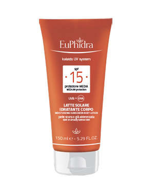 EUPHIDRA KALEIDO UV SYSTEM LATTE SOLARE CORPO 15 - Farmapre